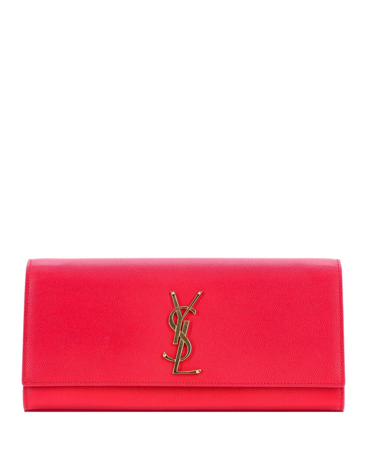 Pre-Owned Saint Laurent Long Classic Monogram Clutch Leather - Pink
