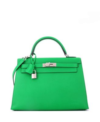 Pre-Owned Herm&eacute;s Kelly 32 Leather Satchel, Very Good Condition