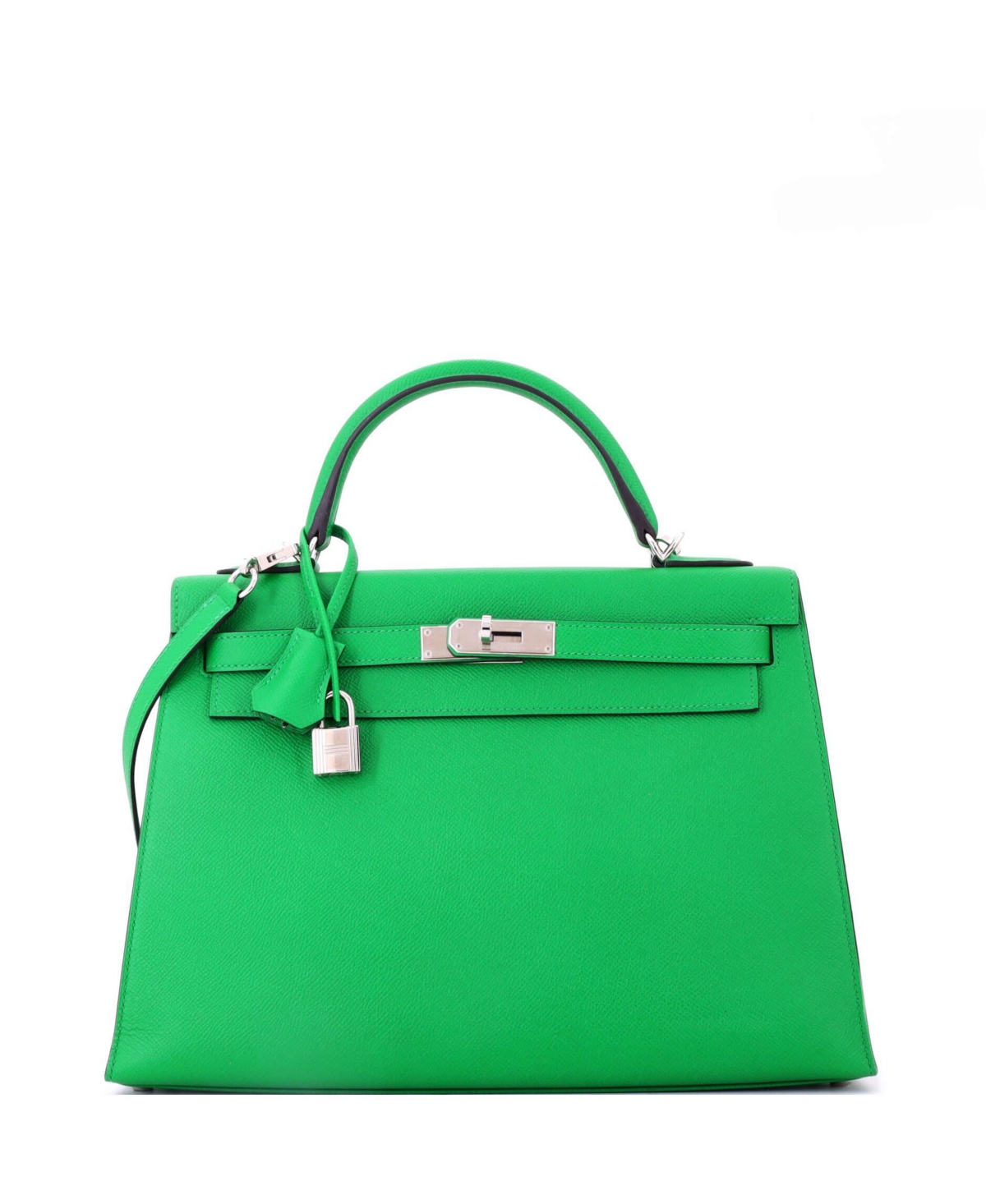 Pre-Owned Hermes Kelly 32 Leather Satchel, Very Good Condition