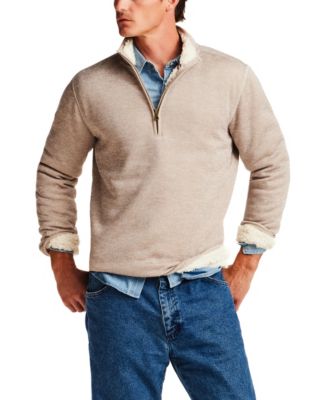 Men's Fleece Quarter-Zip Sherpa Sweater