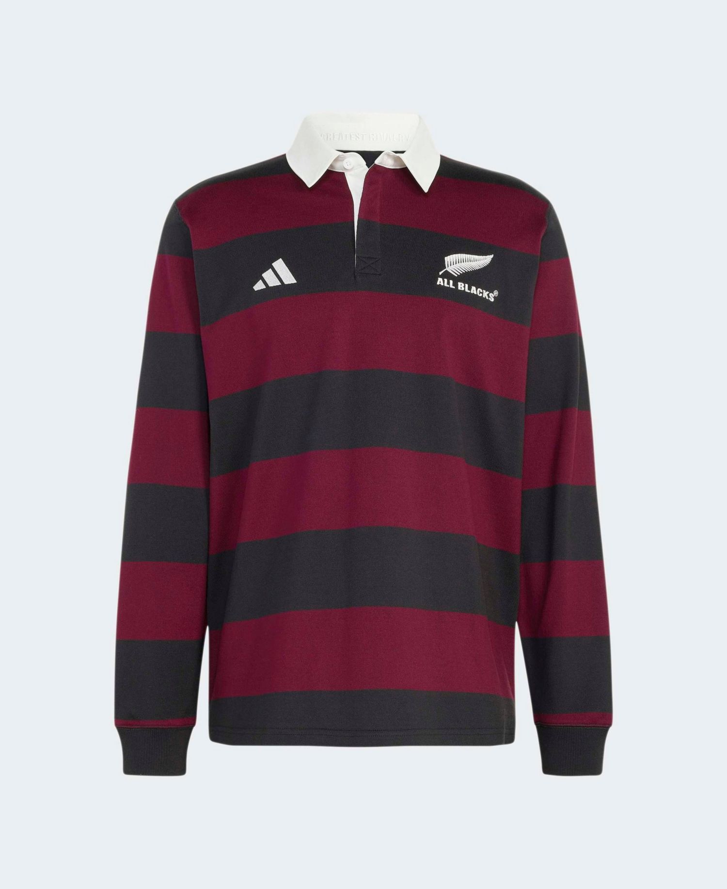 Men's Maroon/Black All Blacks Heritage Long Sleeve Polo Shirt