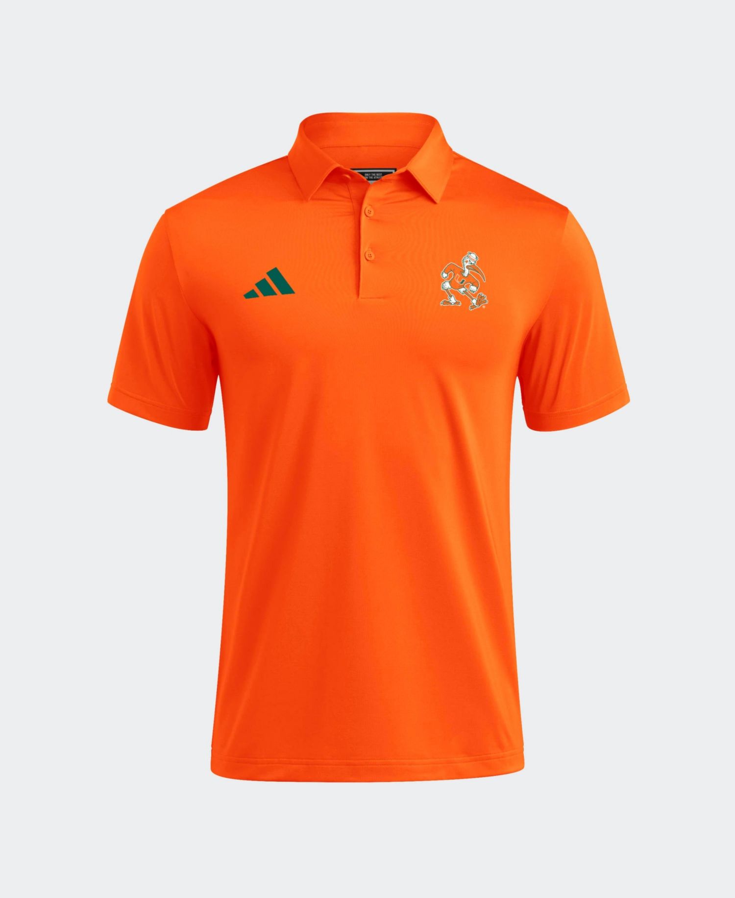 Men's Orange Miami Hurricanes Ultimate 365 Solid Polo Shirt