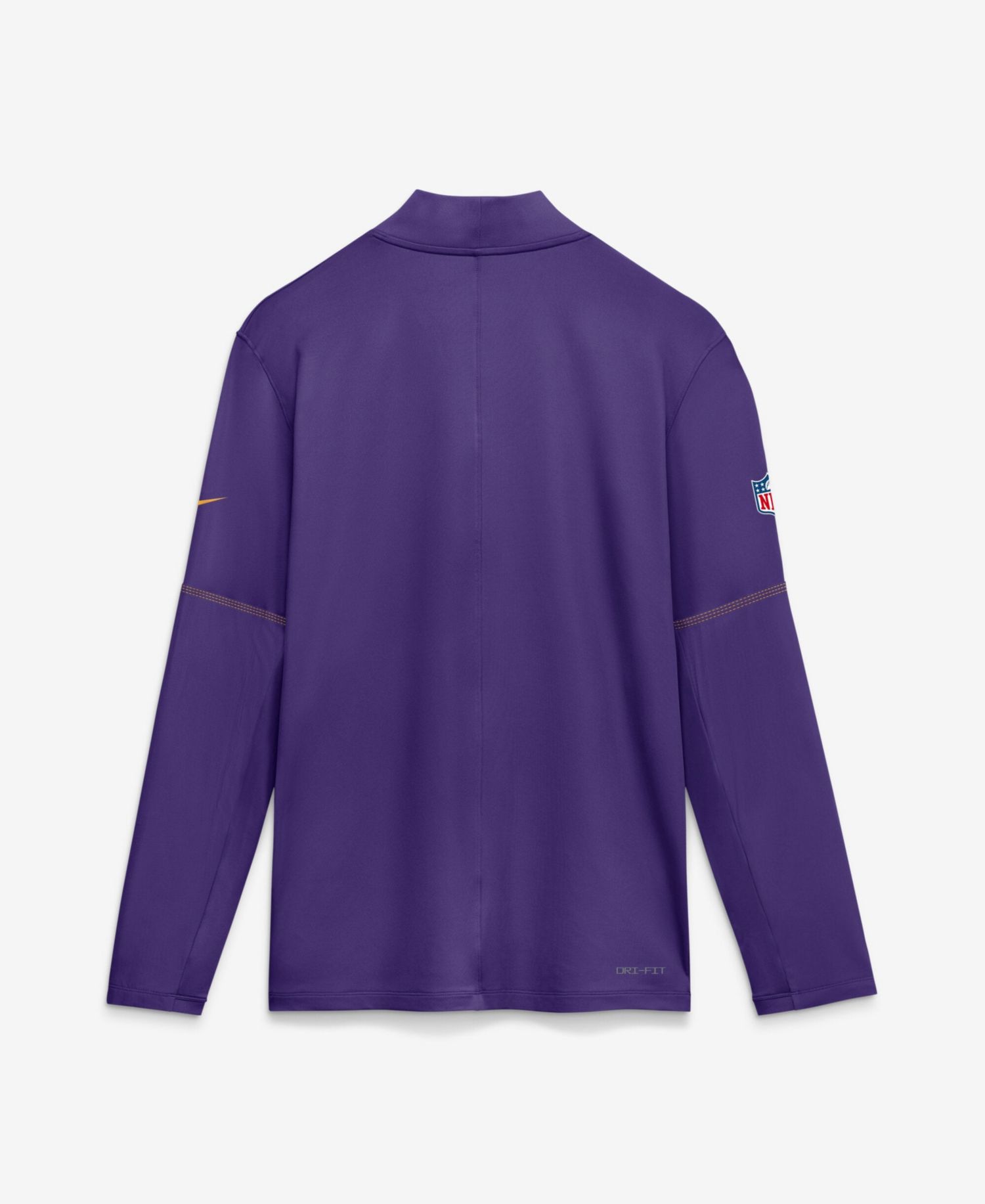 Men's Purple Minnesota Vikings Sideline Logo Glory Midweight Dri-FIT Half-Zip Pullover