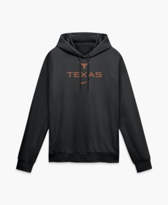 Nike - Men's Black Texas Longhorns Premium Performance Raglan Dri-FIT Hoodie Black
