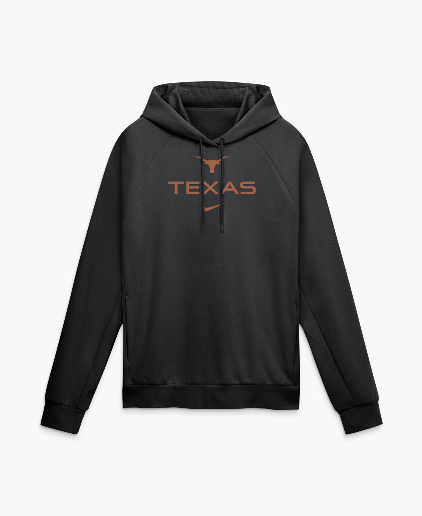 Мужское худи Nike Black Texas Longhorns Premium Performance Raglan Dri-FIT — фото 1