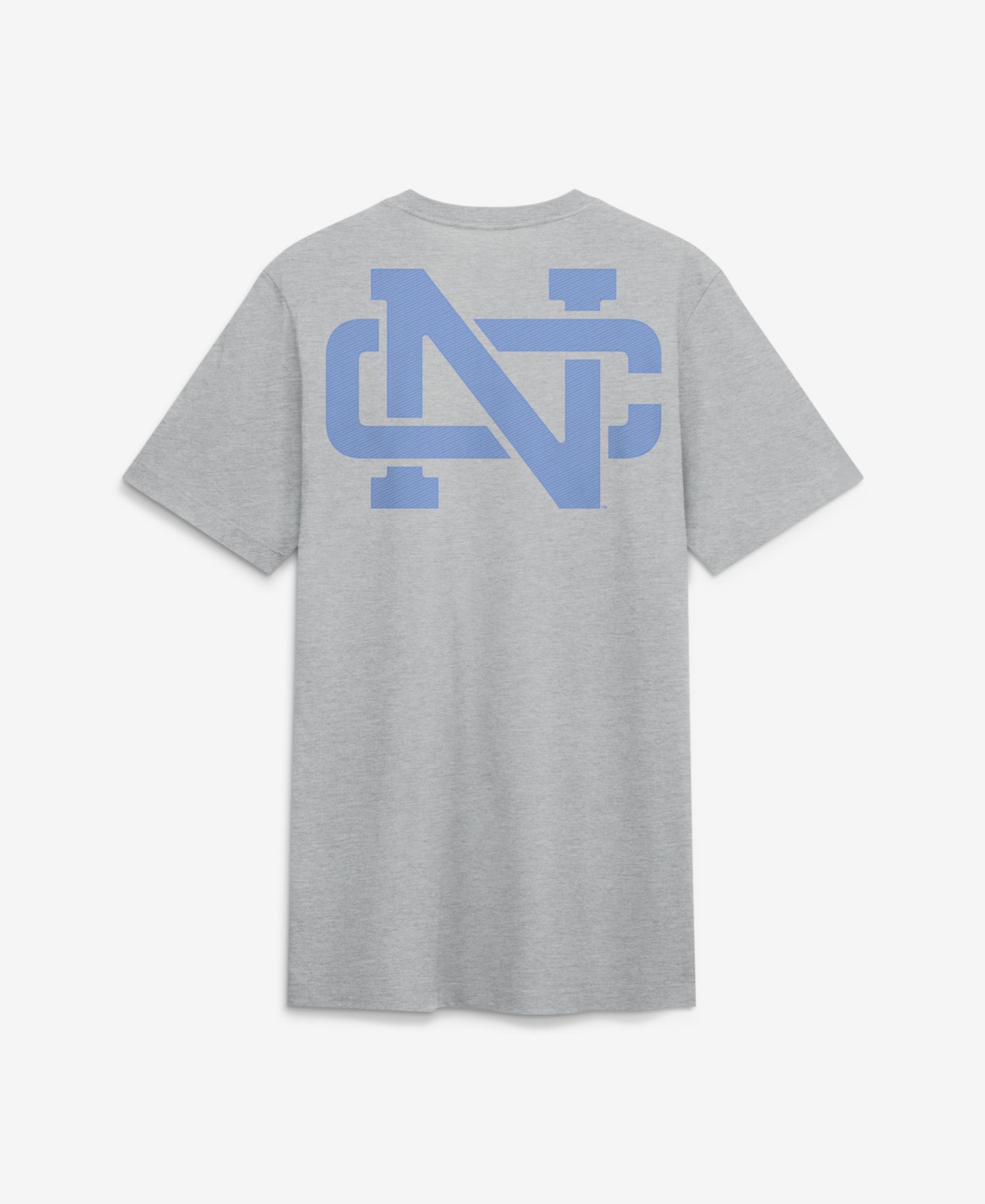 Men's Heather Gray North Carolina Tar Heels Arch Wordmark Legacy Tri-Blend T-Shirt