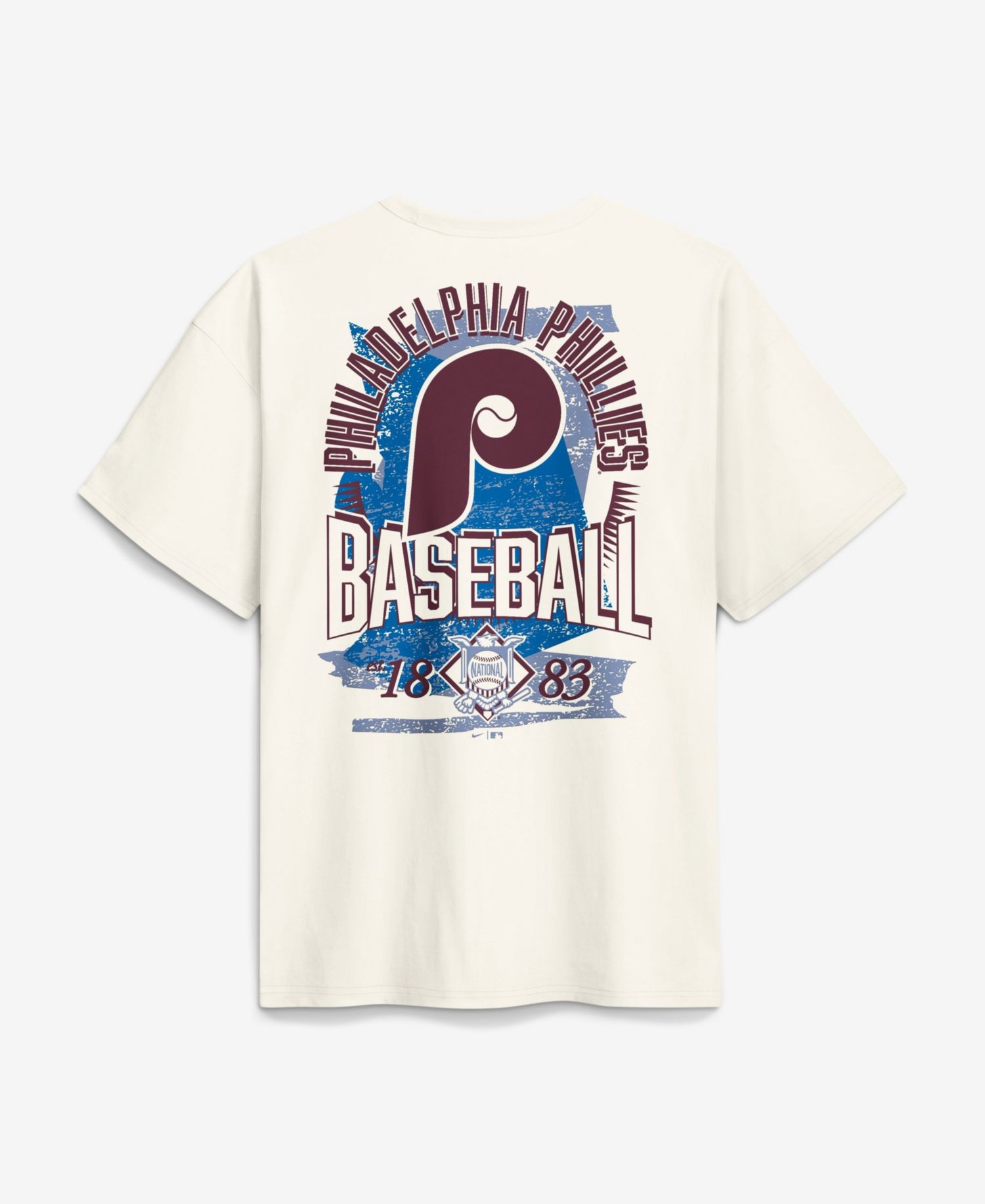 Men's Cream Philadelphia Phillies Max90 Arch Heavyweight T-Shirt