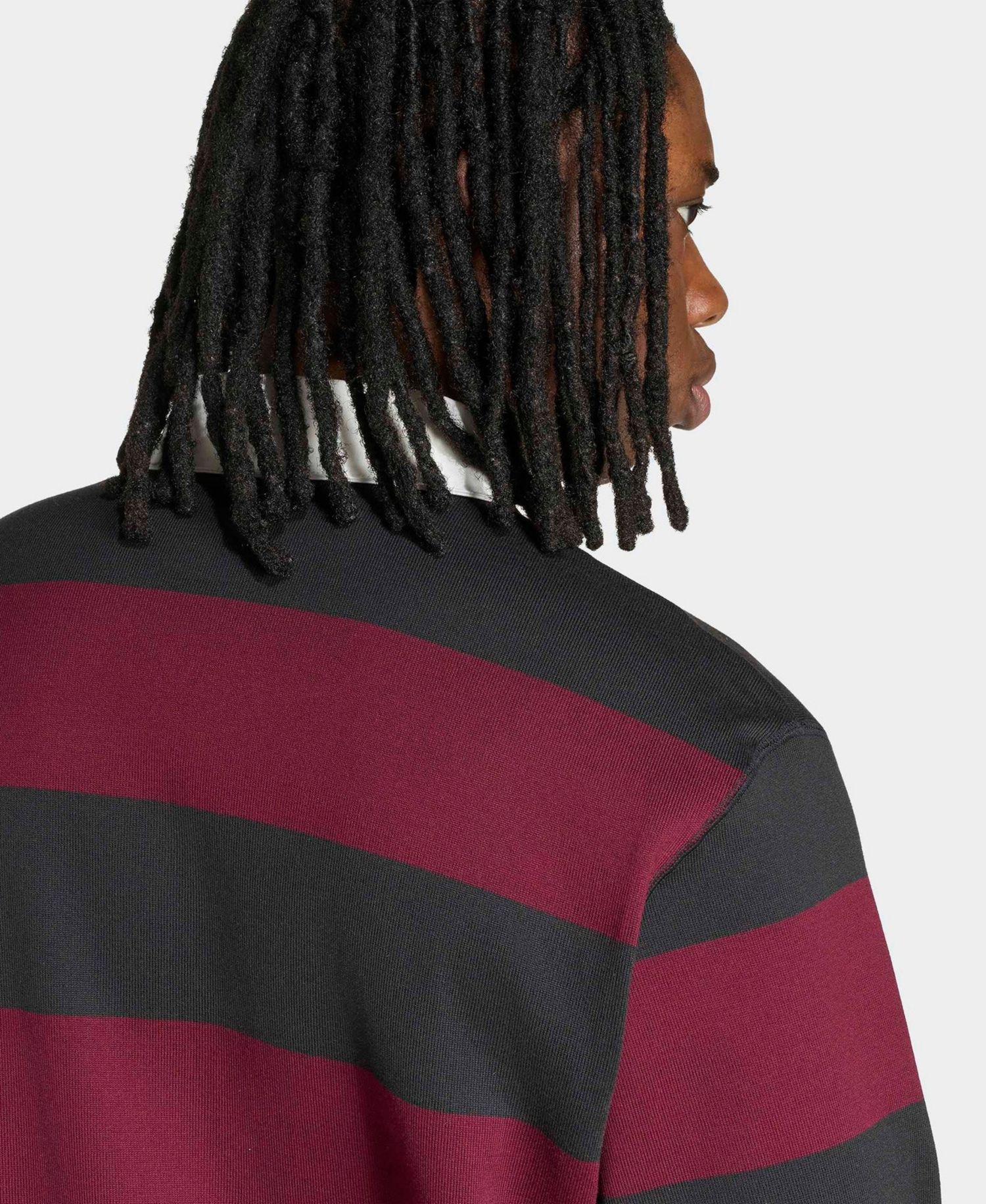Men's Maroon/Black All Blacks Heritage Long Sleeve Polo Shirt