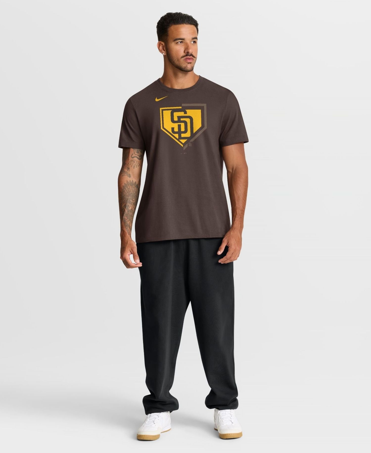 Men's Brown San Diego Padres Icon T-Shirt