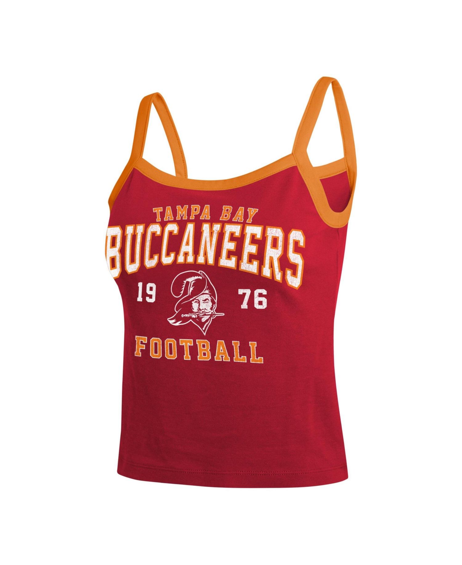 Women's Red Tampa Bay Buccaneers Color block Tank Top