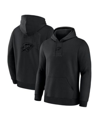 Men's Oklahoma City Thunder Black Out Hoodie