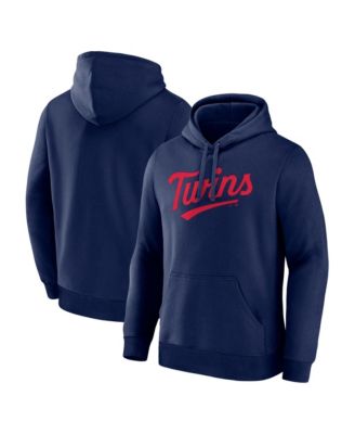 Men's Navy Minnesota Twins Wordmark Hoodie
