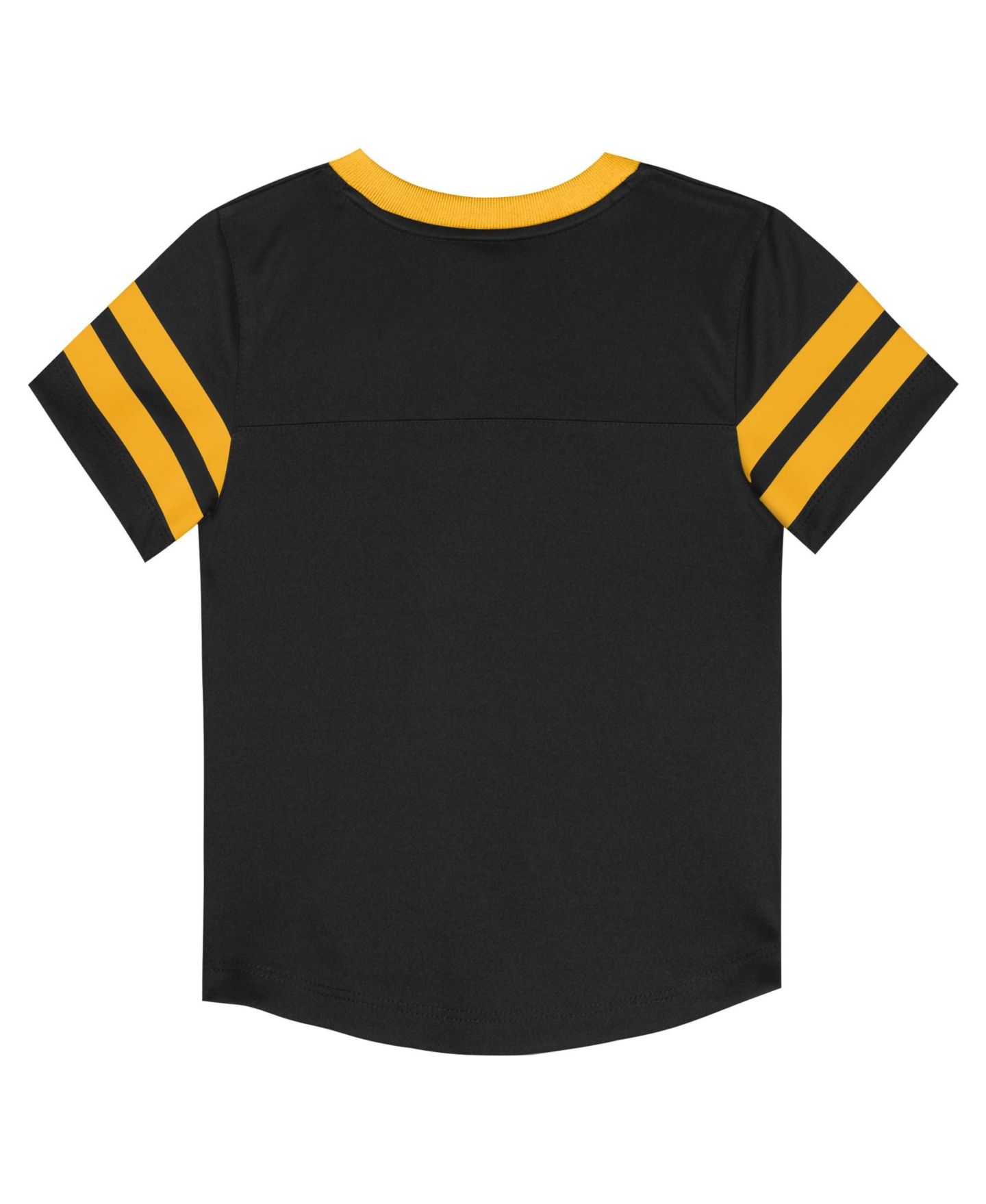 Комплект Outerstuff Black/Gold Pittsburgh Steelers Red Zone Jersey & Pants Set для мальчиков-малышей — фото 3
