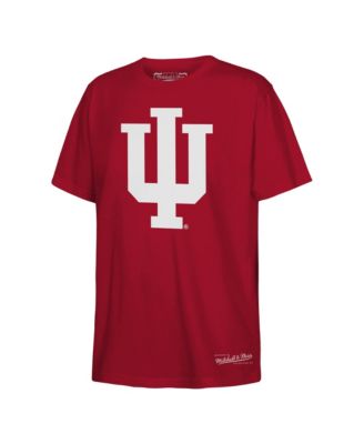 Big Boys and Girls Crimson Indiana Hoosiers Throwback T-Shirt