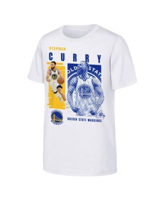 Boys' and Girls' Golden State Warriors Highlights Screen-Print Stephen Curry T-Shirt