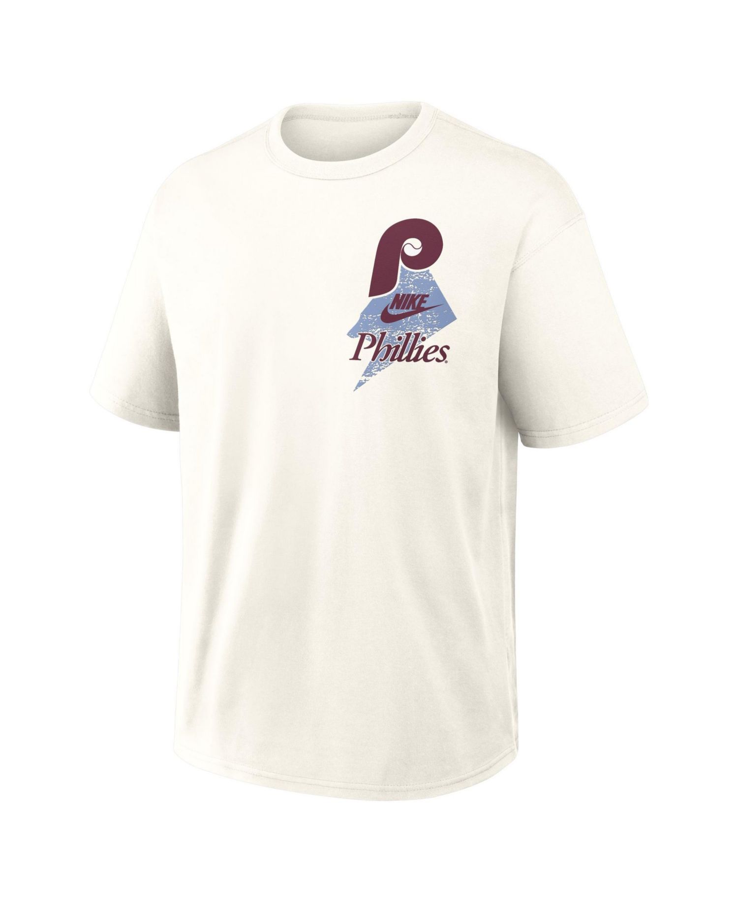 Men's Cream Philadelphia Phillies Max90 Arch Heavyweight T-Shirt