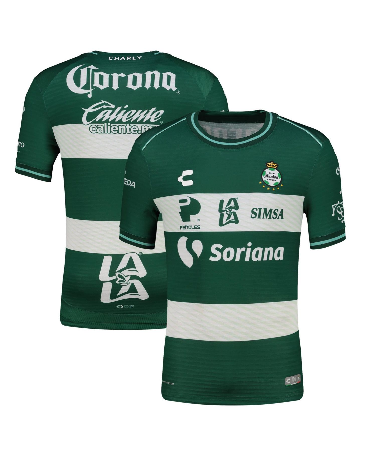 Men's Green Santos Laguna 2026/27 Home Authentic Jersey