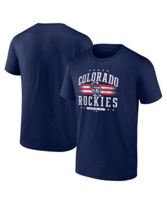 Men's Navy Colorado Rockies Americana T-Shirt