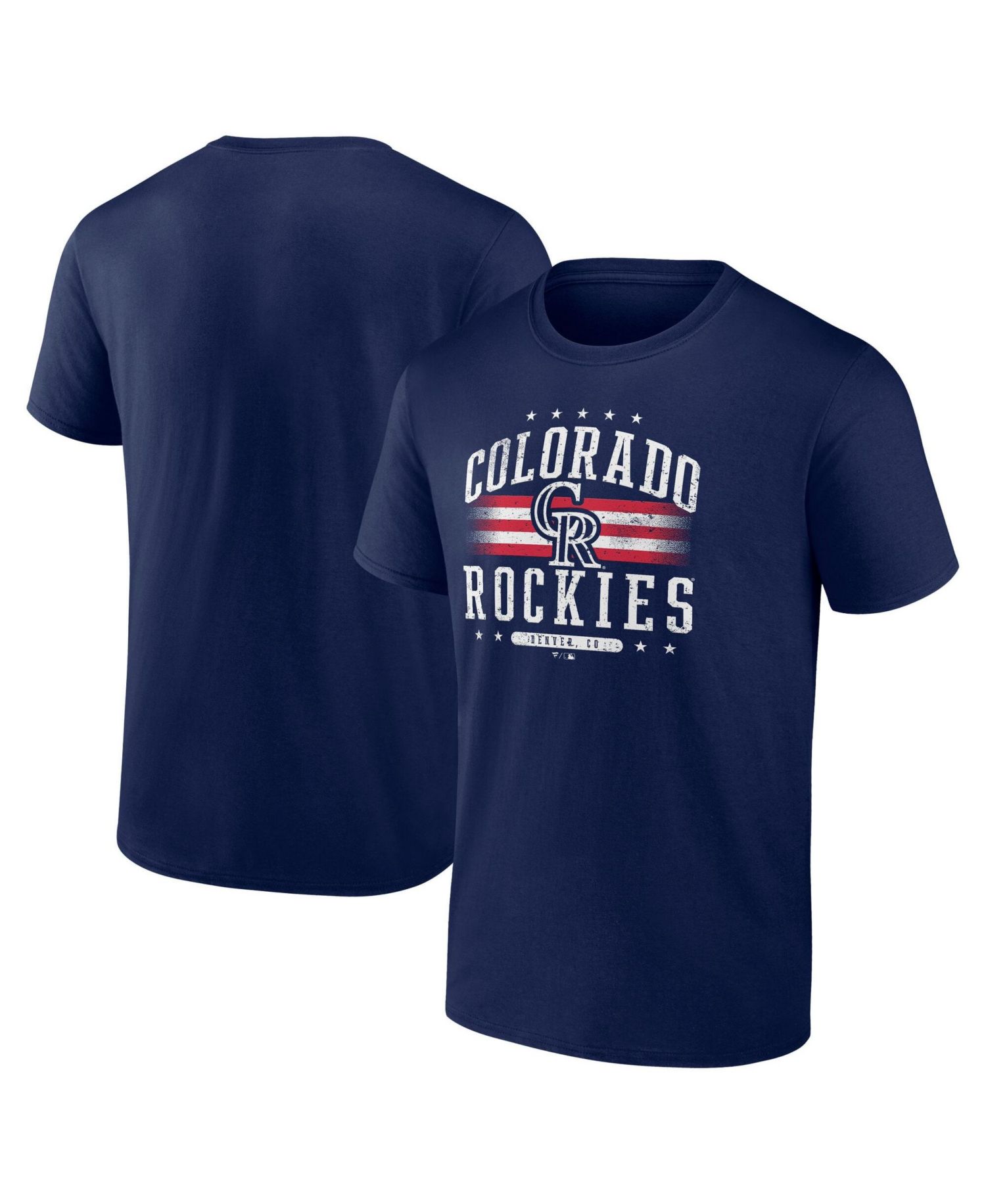 Men's Navy Colorado Rockies Americana T-Shirt