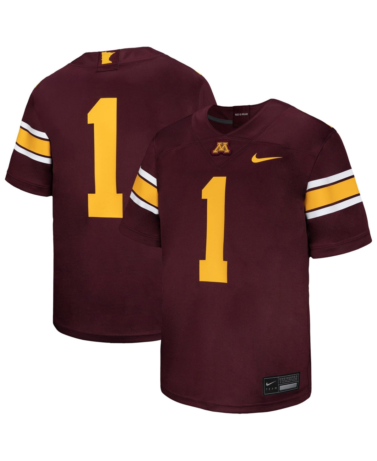 Nike Boys' and Girls' 2T-5T Minnesota Golden Gophers Replica Short-Sleeve Football Jersey