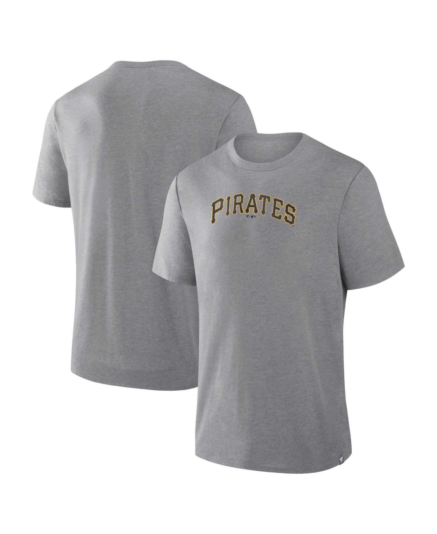 Men's Heather Gray Pittsburgh Pirates Play Tribute Tri-Blend T-Shirt