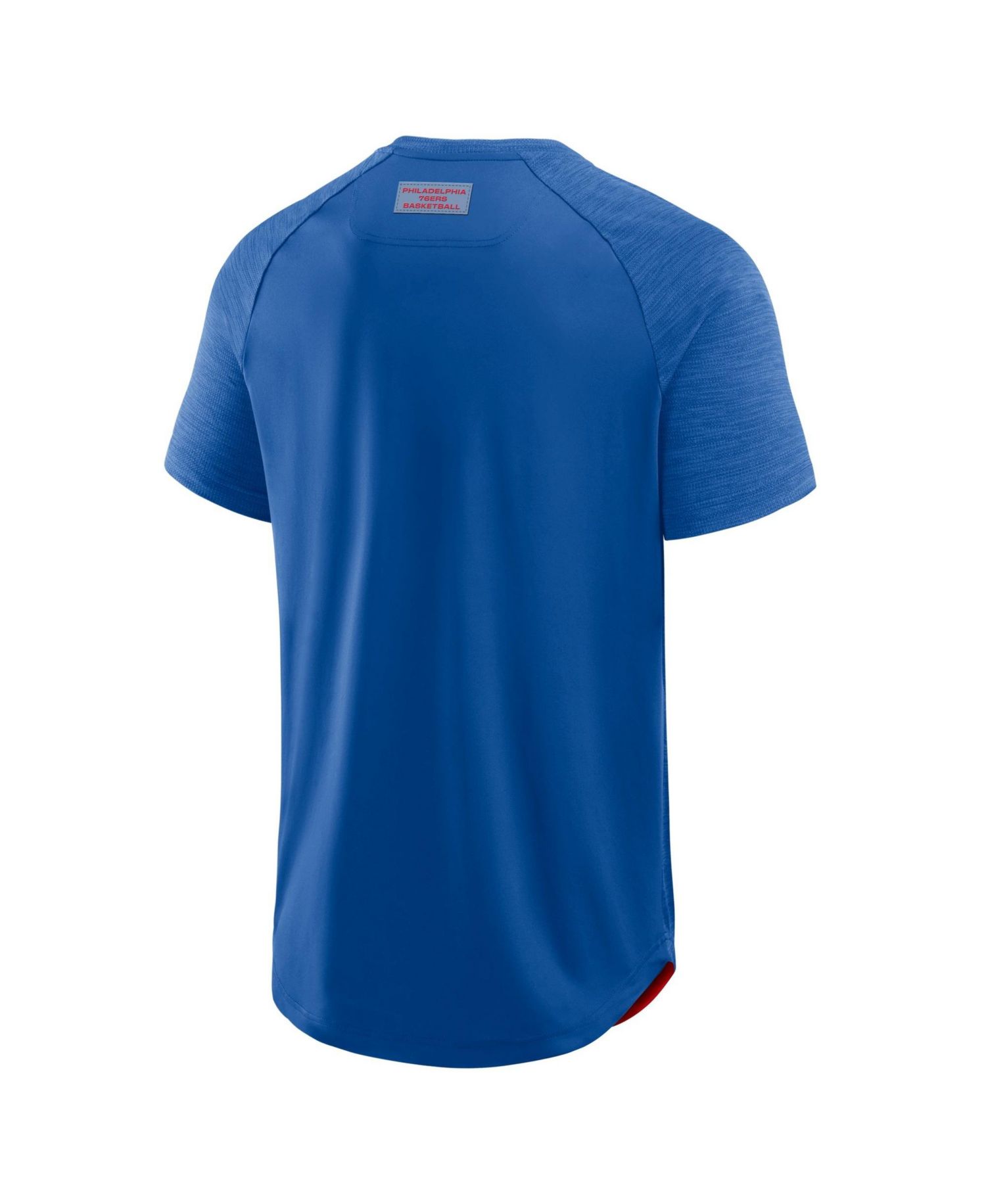 Men's Royal Philadelphia 76ers Inbound Pass Play Practice T-Shirt