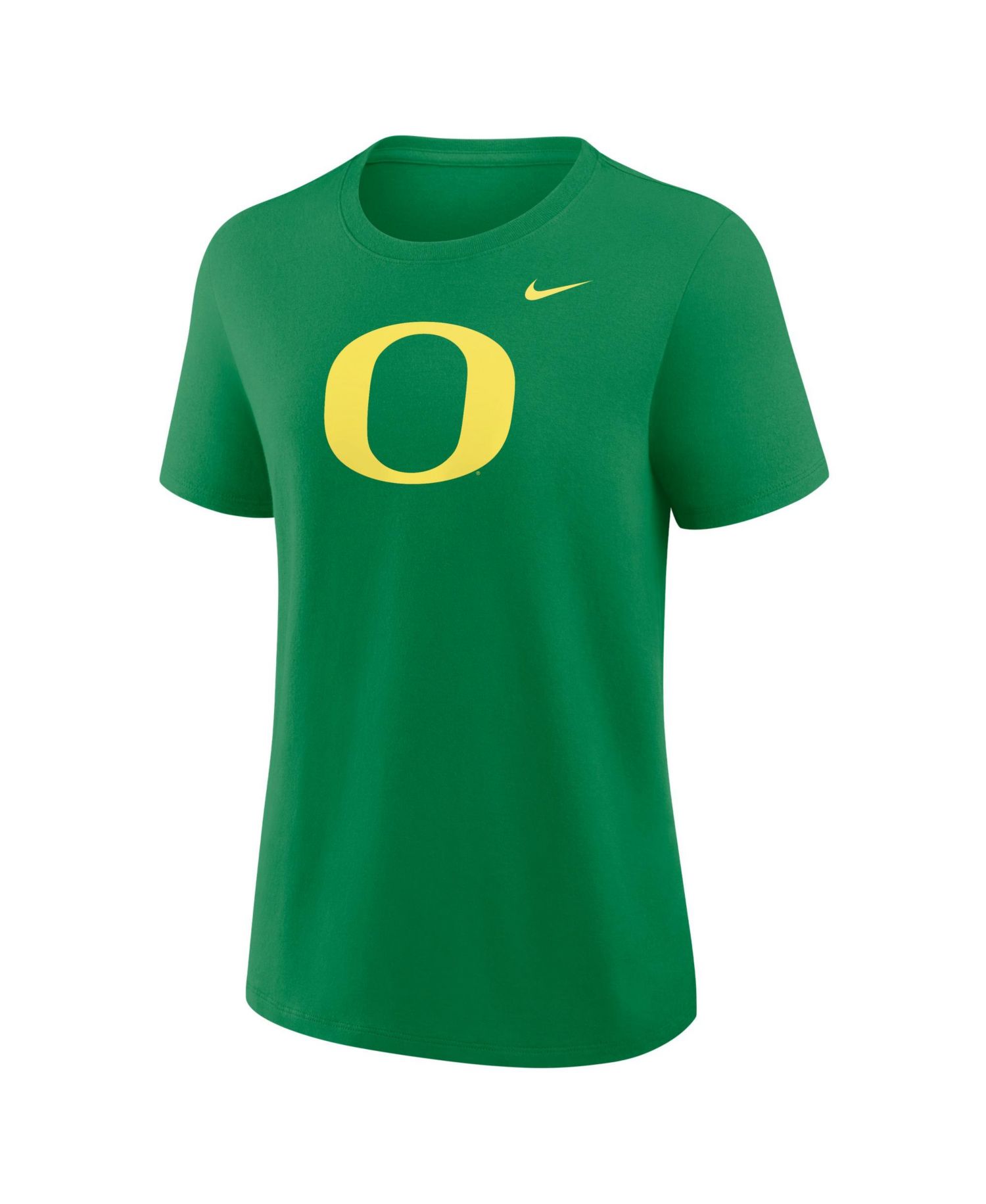 Women's Green Oregon Ducks Primary Logo T-Shirt