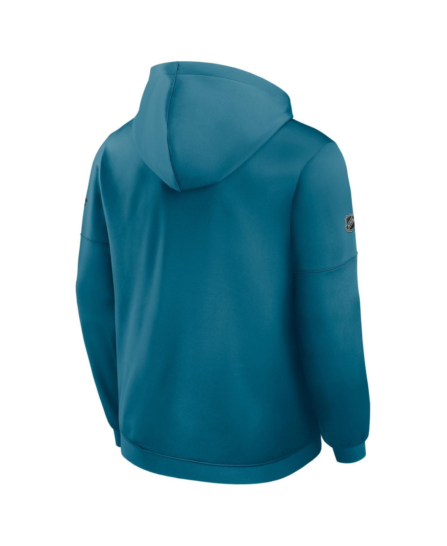 Men's Teal San Jose Sharks Authentic Pro Rink Fleece Pullover Hoodie