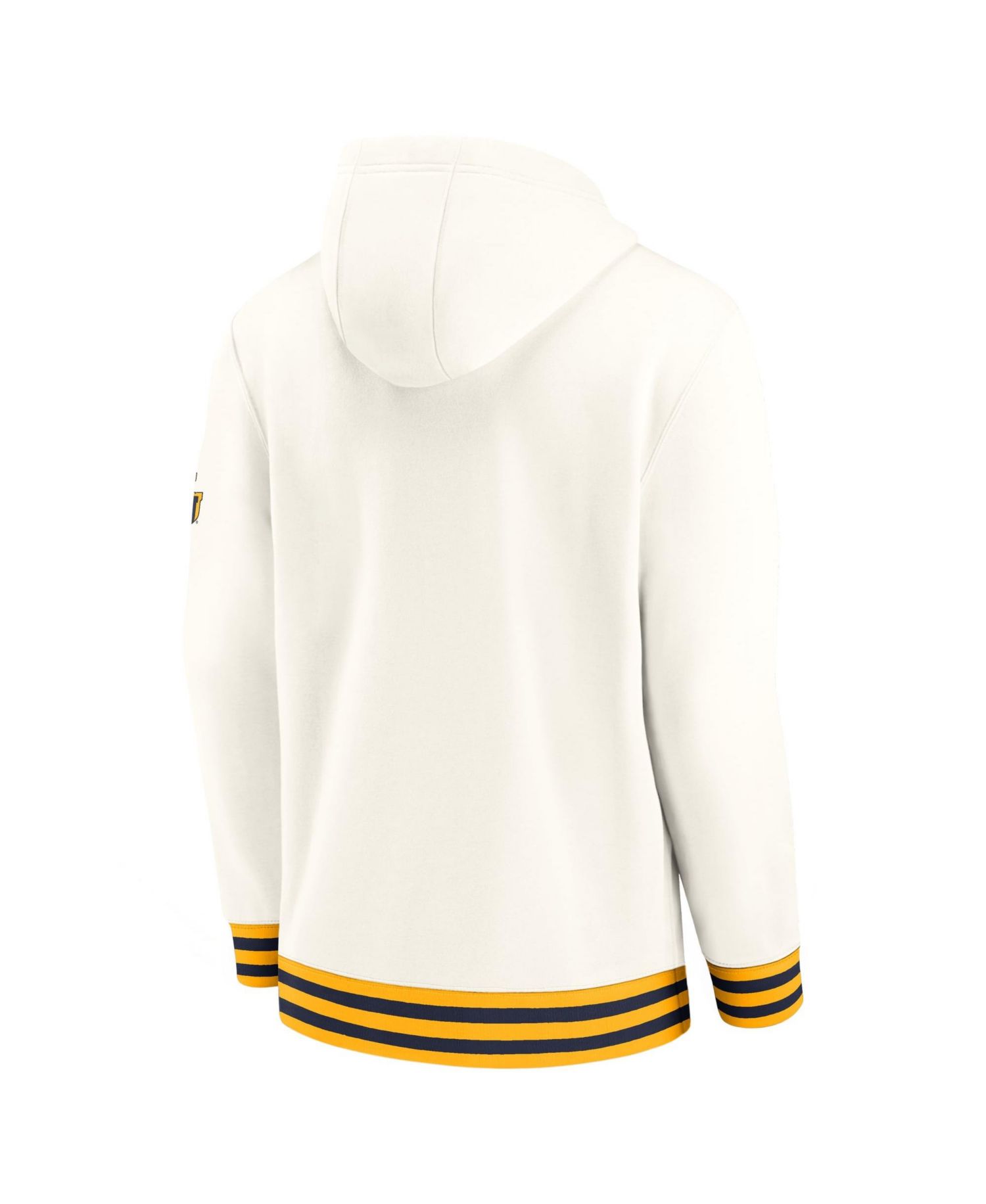 Men's Cream West Virginia Mountaineers Legacy Retro Pullover Hoodie