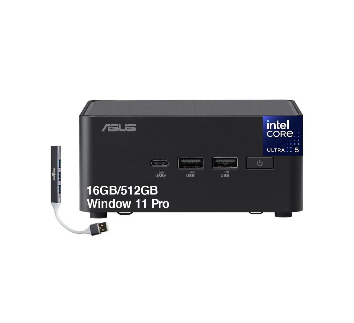 Asus Nuc 14 Pro Tall Intel Core Ultra 5-135H Mini Desktop, 16GB DDR5, 512GB Ssd