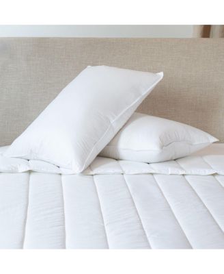 2 Pack Firm Down and Feather Chamber Bed Pillow