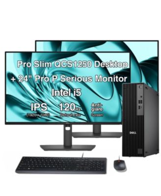 Pro Slim QCS1250 with 24" Monitors, 2-Pack