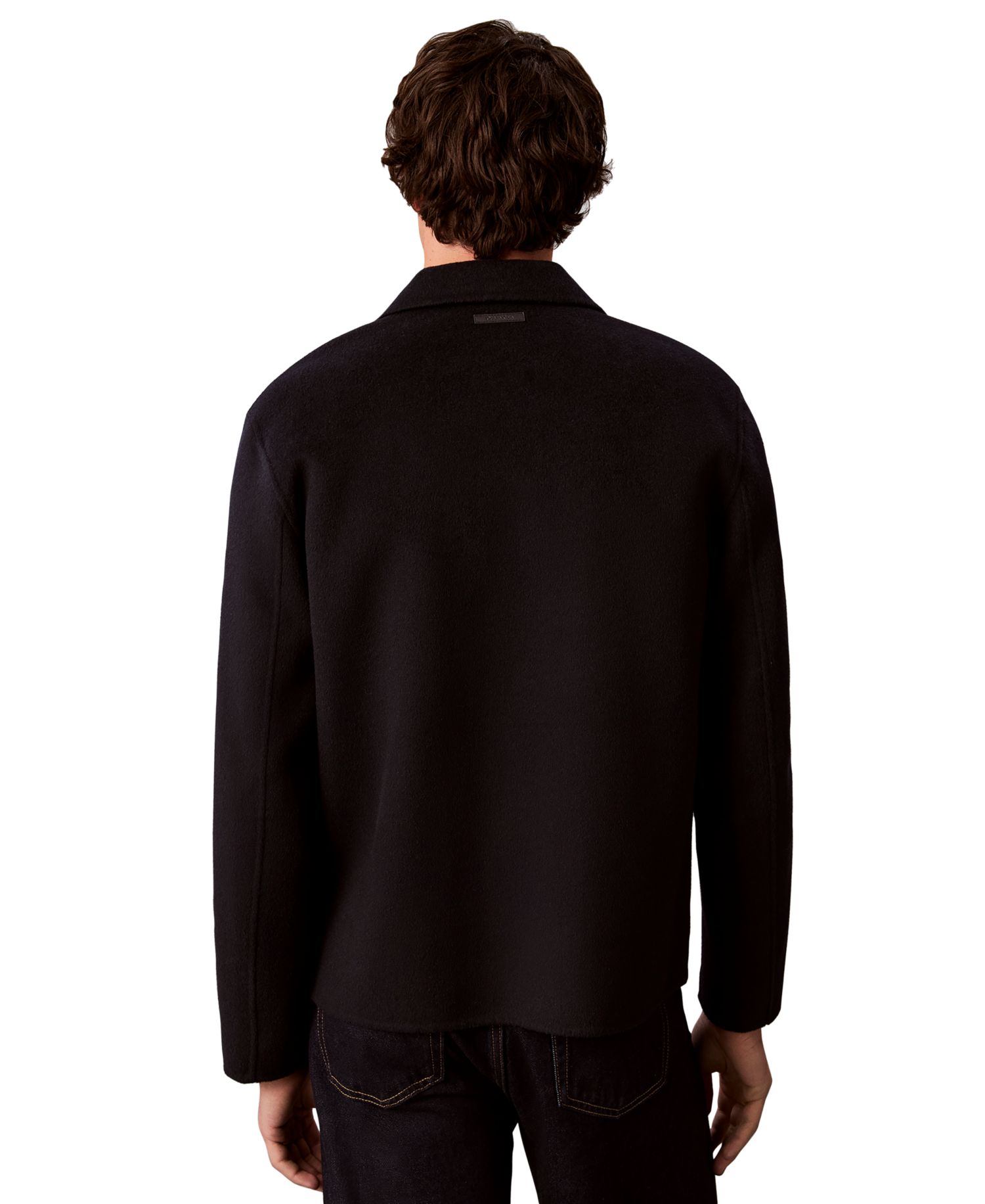 Men's Reversible Wool-Blend Classic-Fit Chore Jacket