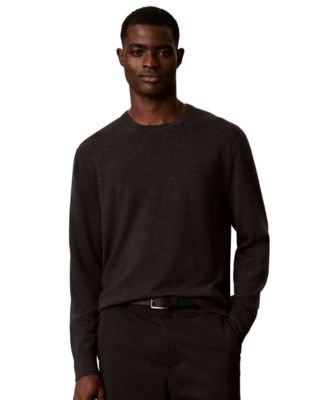 Men's Lightweight Merino Wool Crewneck Sweater