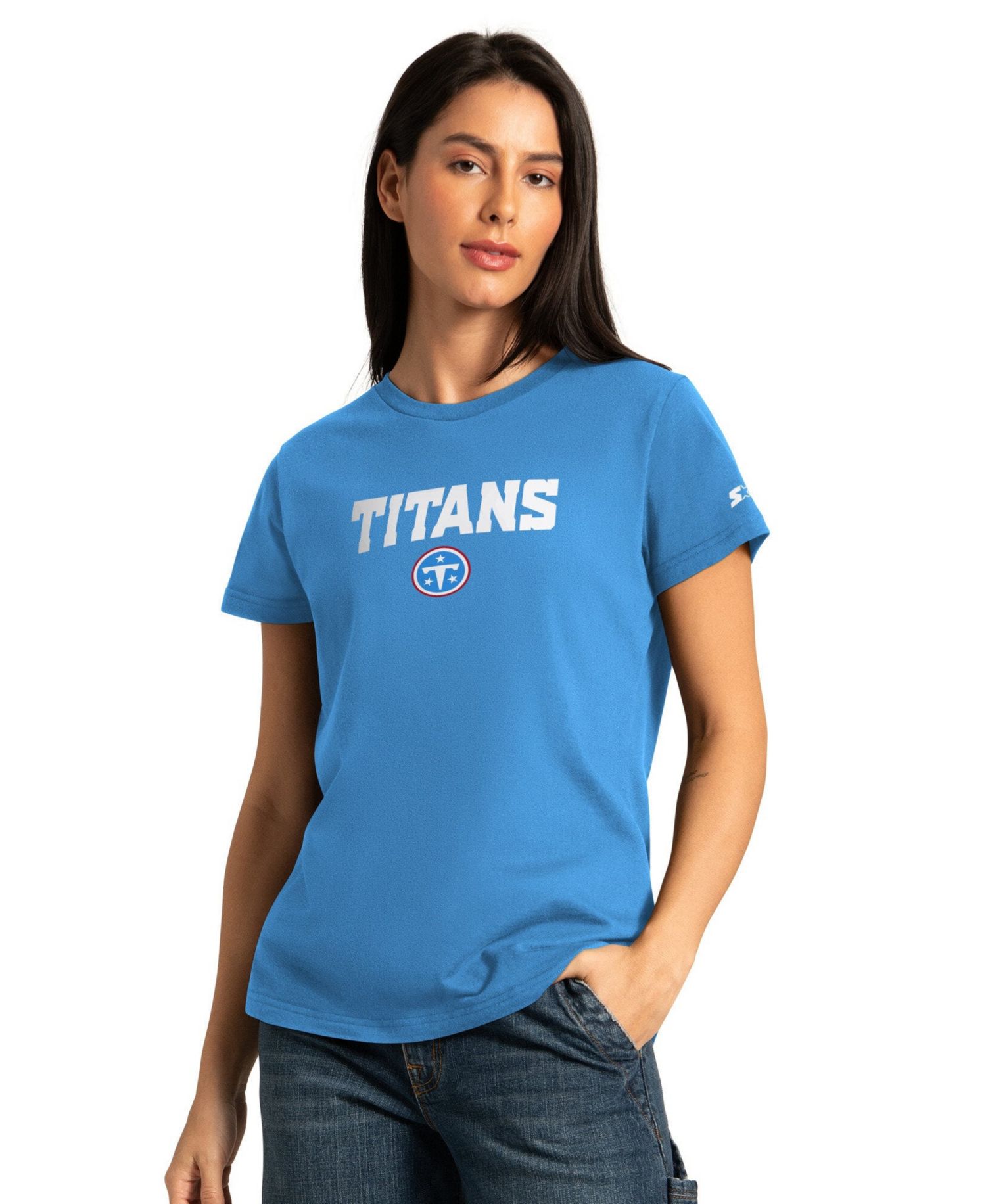 Women's Light Blue/Ash Tennessee Titans Short Sleeve Long Sleeve T-Shirt Combo Pack