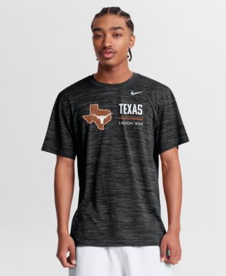 Men's Black Texas Longhorns Sideline Velocity Dri-FIT T-Shirt