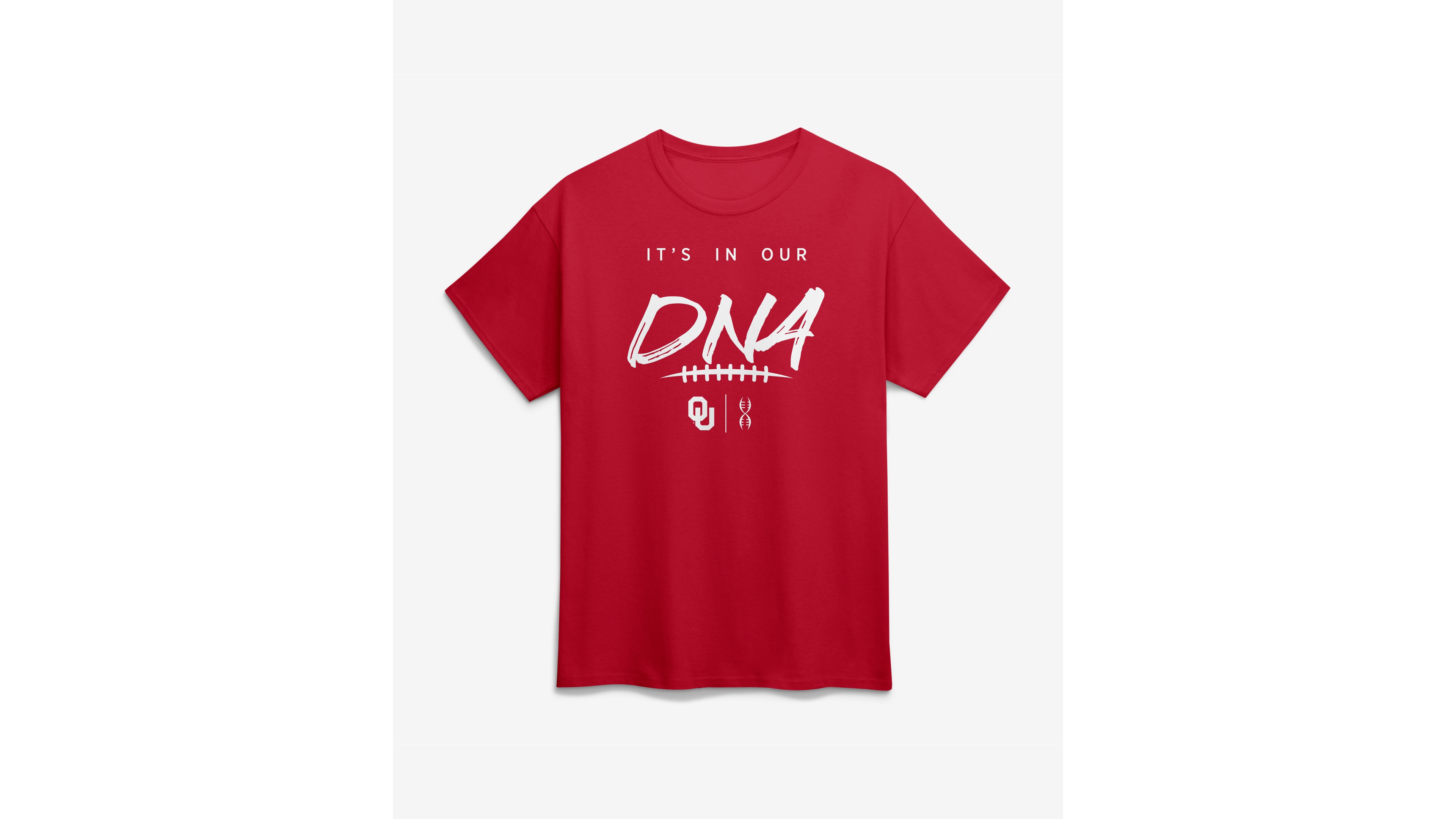 Logo Athletic Men's Crimson Oklahoma Sooners Dna T-Shirt