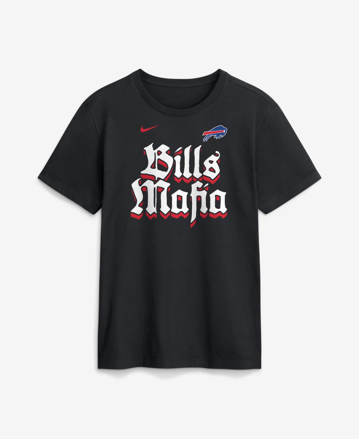 Men's Black Buffalo Bills Mafia Logo Club T-Shirt