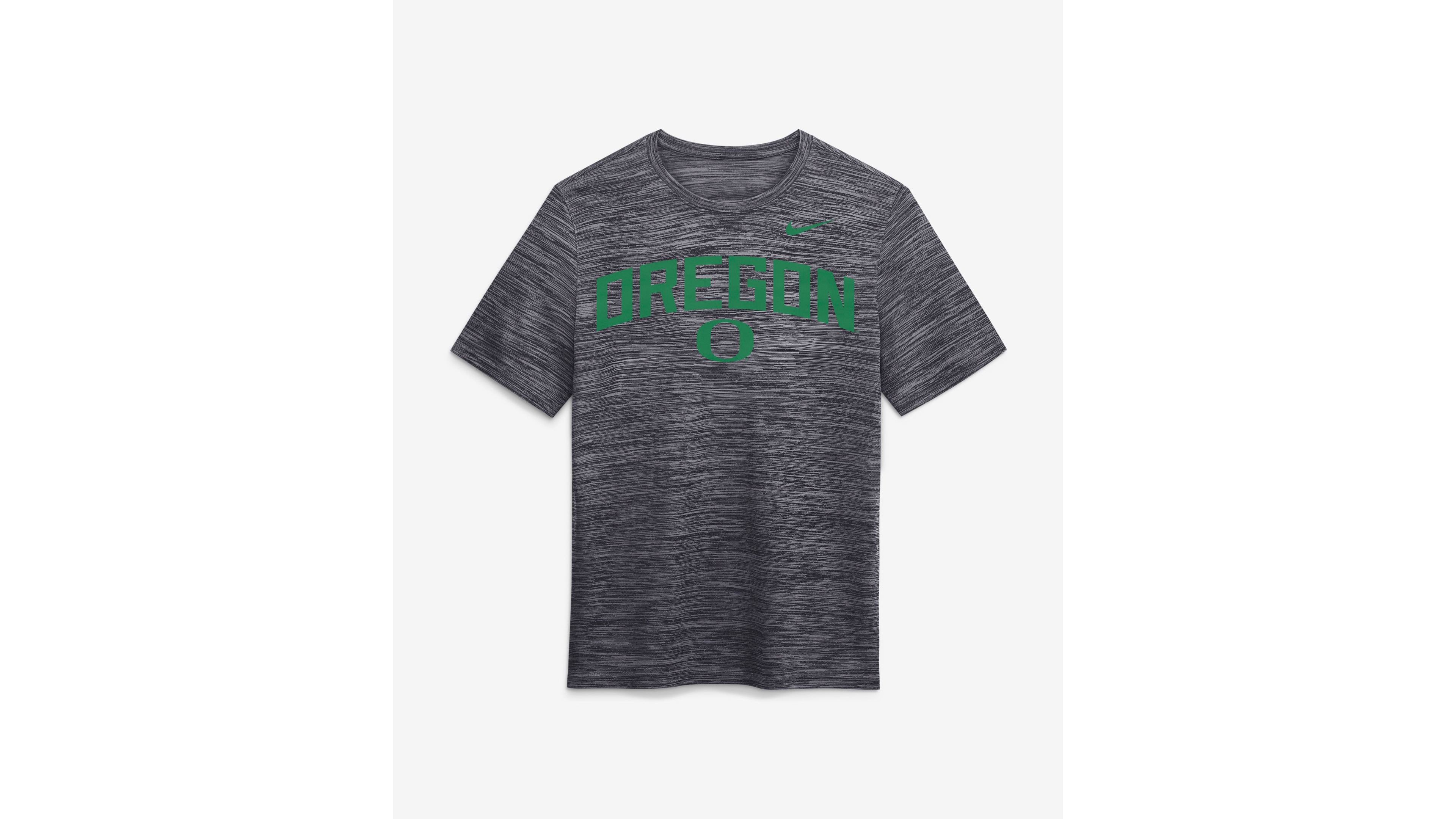 Nike Men's Black Oregon Ducks Primetime Arch Logo Velocity Dri-fit T-Shirt