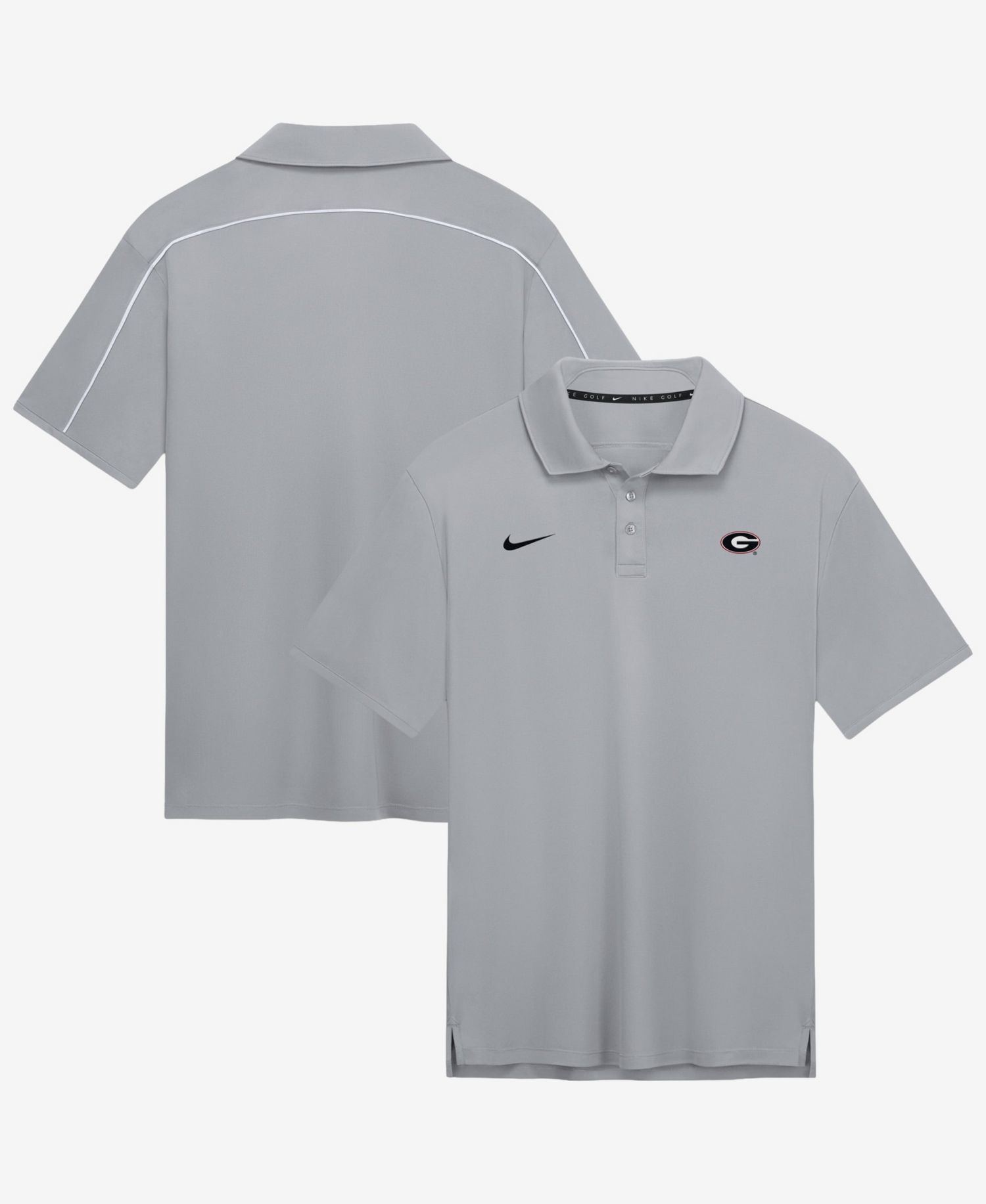 Men's Gray Georgia Bulldogs Par Dri-FIT Polo shirt