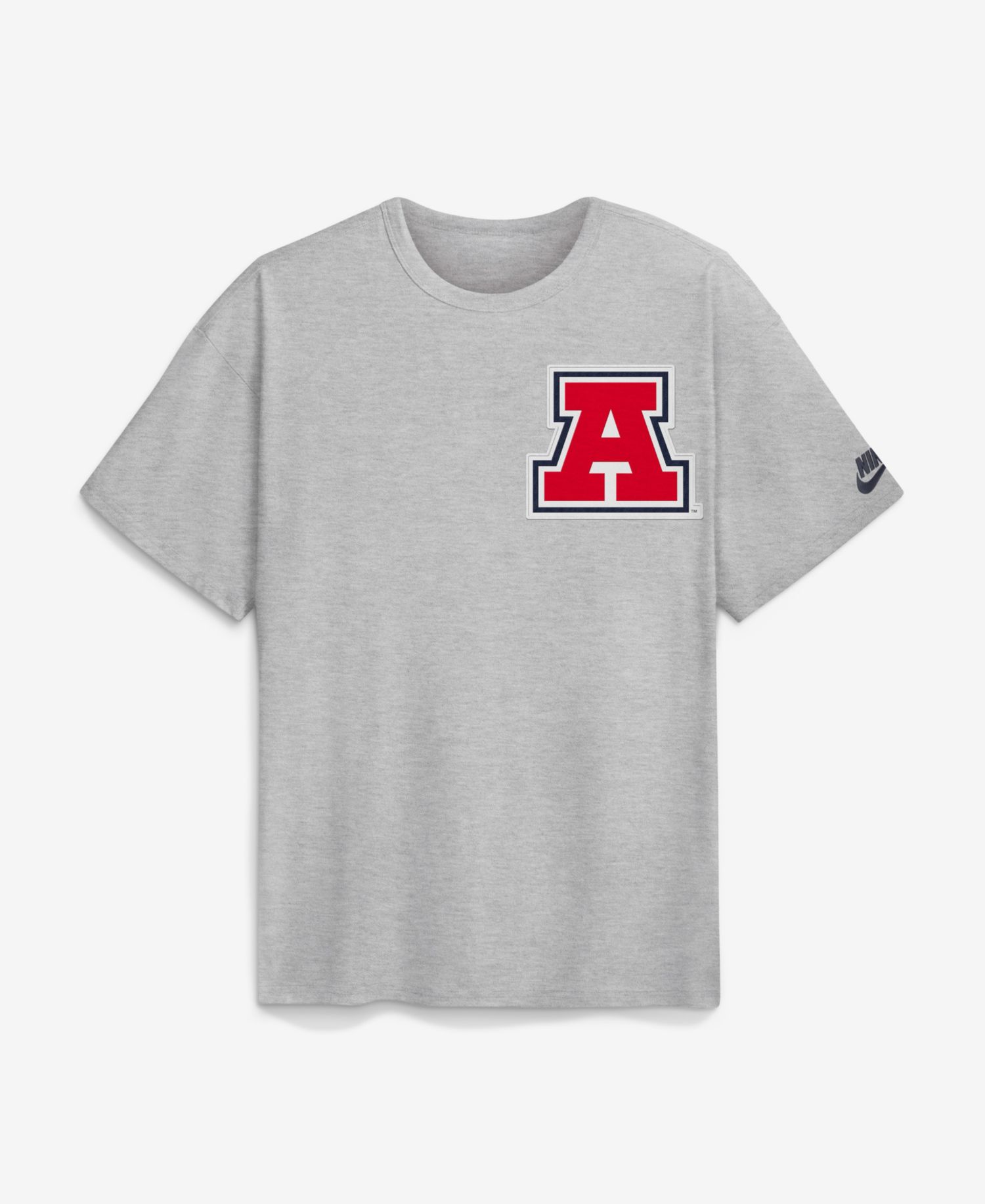Men's Heather Gray Arizona Wildcats Legacy Logo Max90 T-Shirt