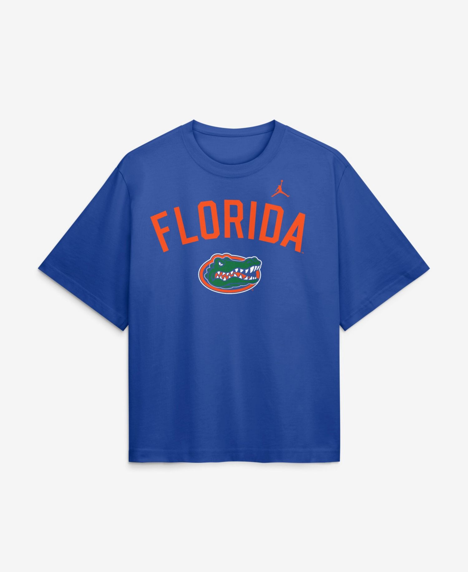 Women's Royal Florida Gators Arch Logo Boxy T-Shirt