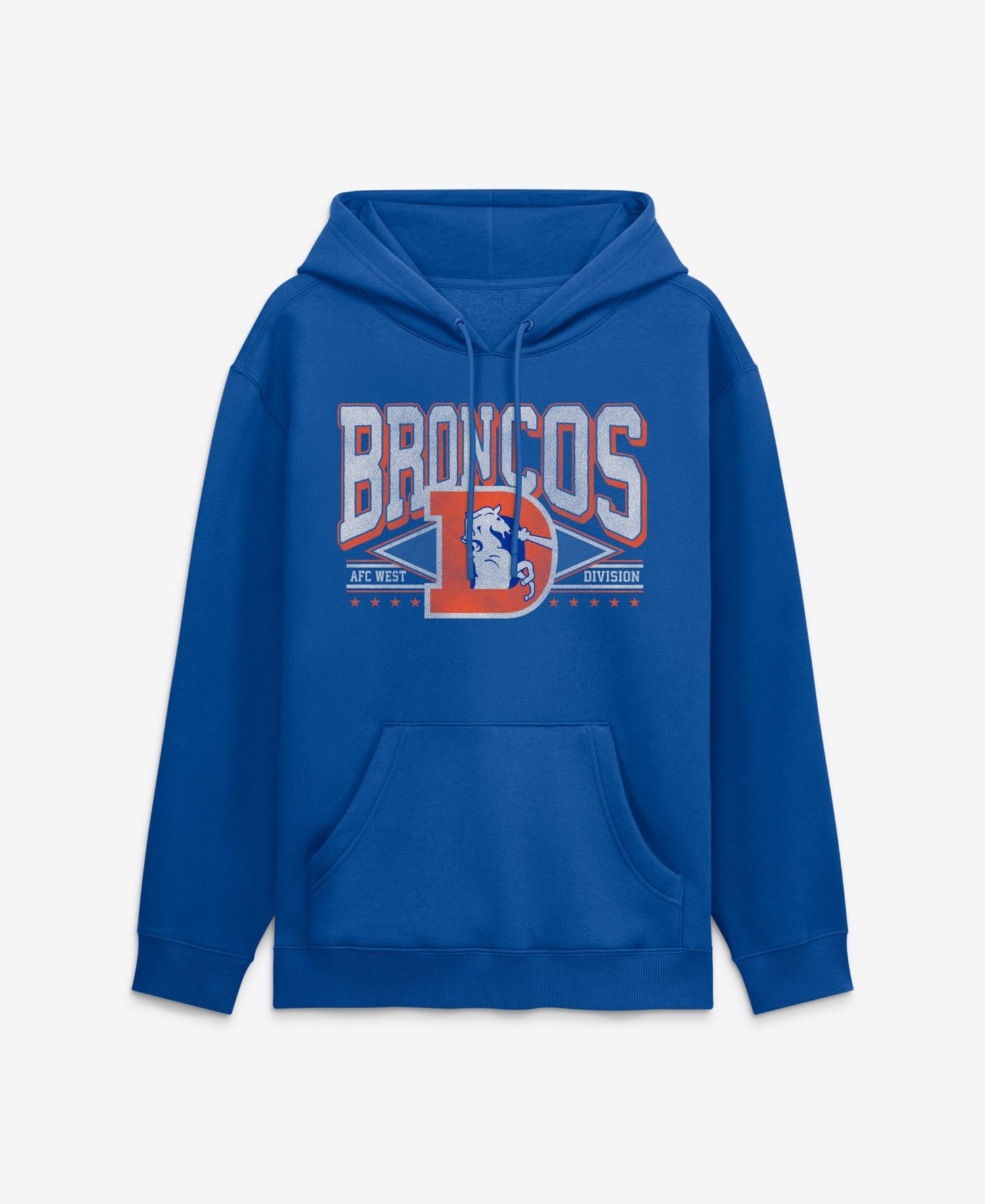 Men's Royal Denver Broncos Delay Of The Game Legacy Fleece Hoodie