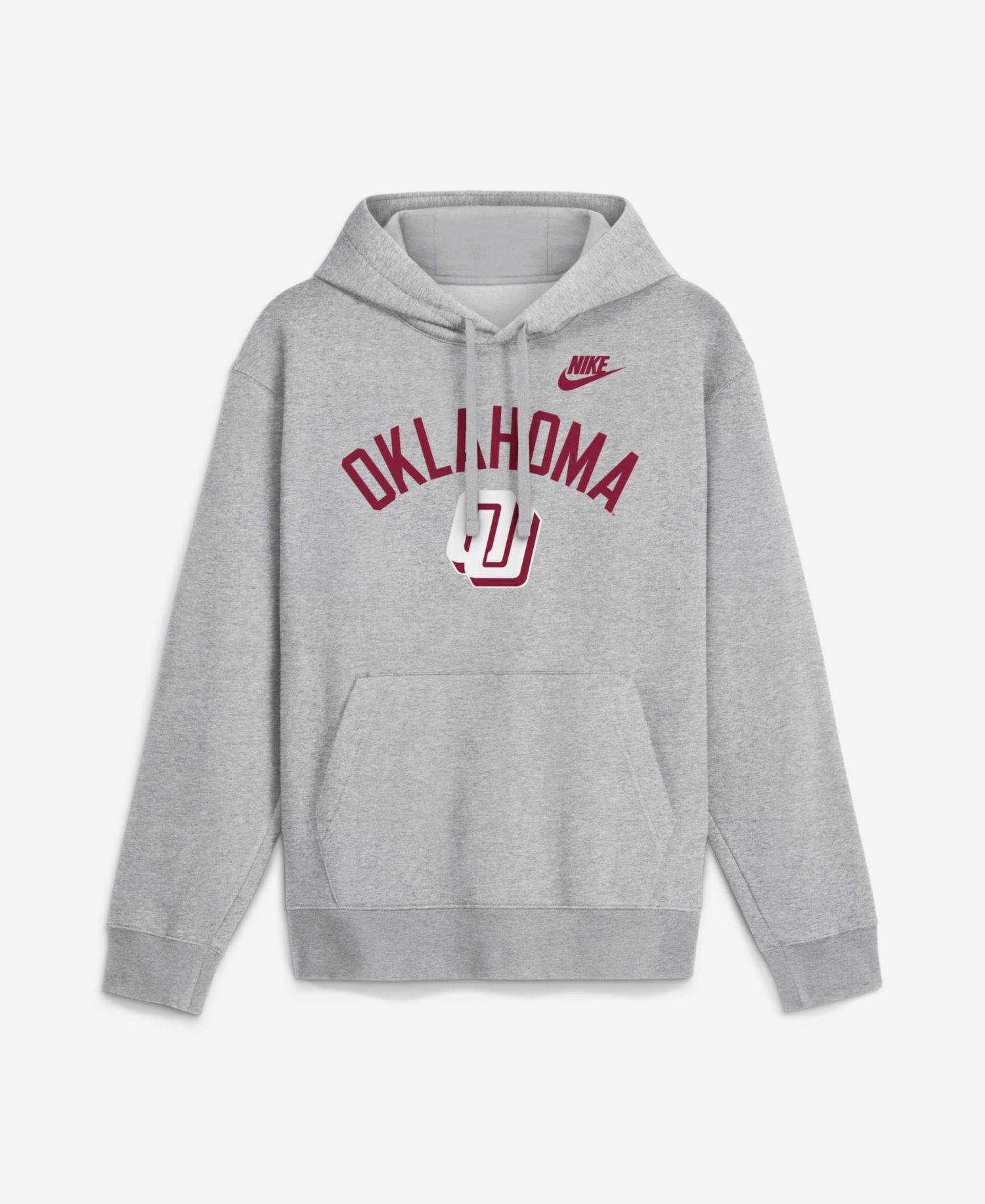 Men's Heather Gray Oklahoma Sooners Legacy Arch Club Hoodie