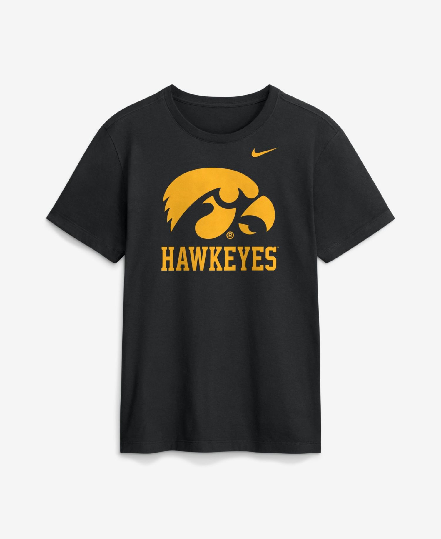 Men's Black Iowa Hawkeyes Primetime Logo Mantra T-Shirt