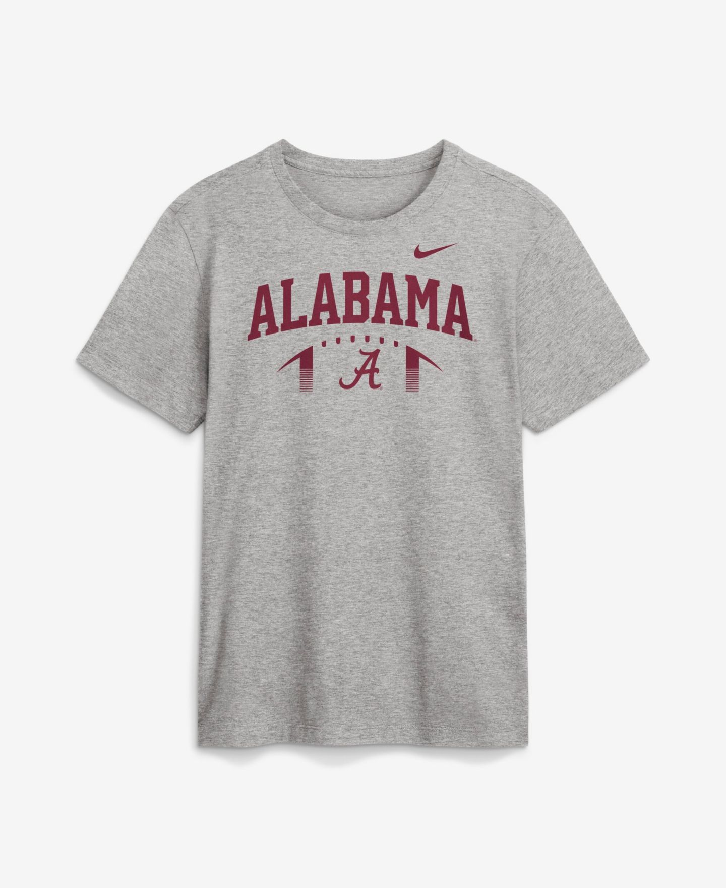 Мужская футболка Nike Heather Gray Alabama Crimson Tide Primetime Football Icon — фото 1