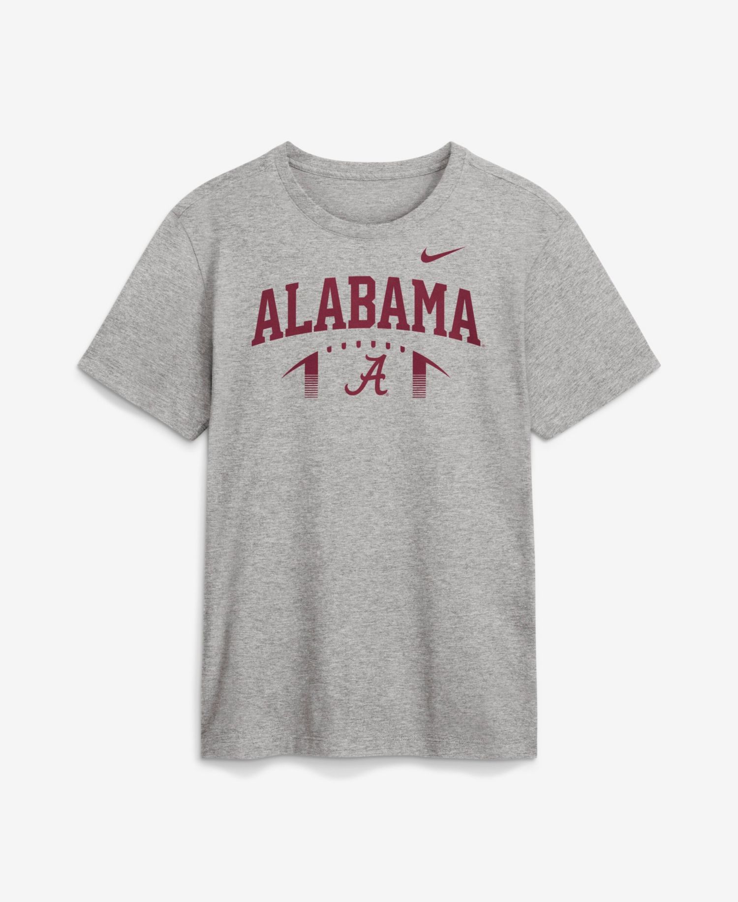 Men's Heather Gray Alabama Crimson Tide Primetime Football Icon T-Shirt