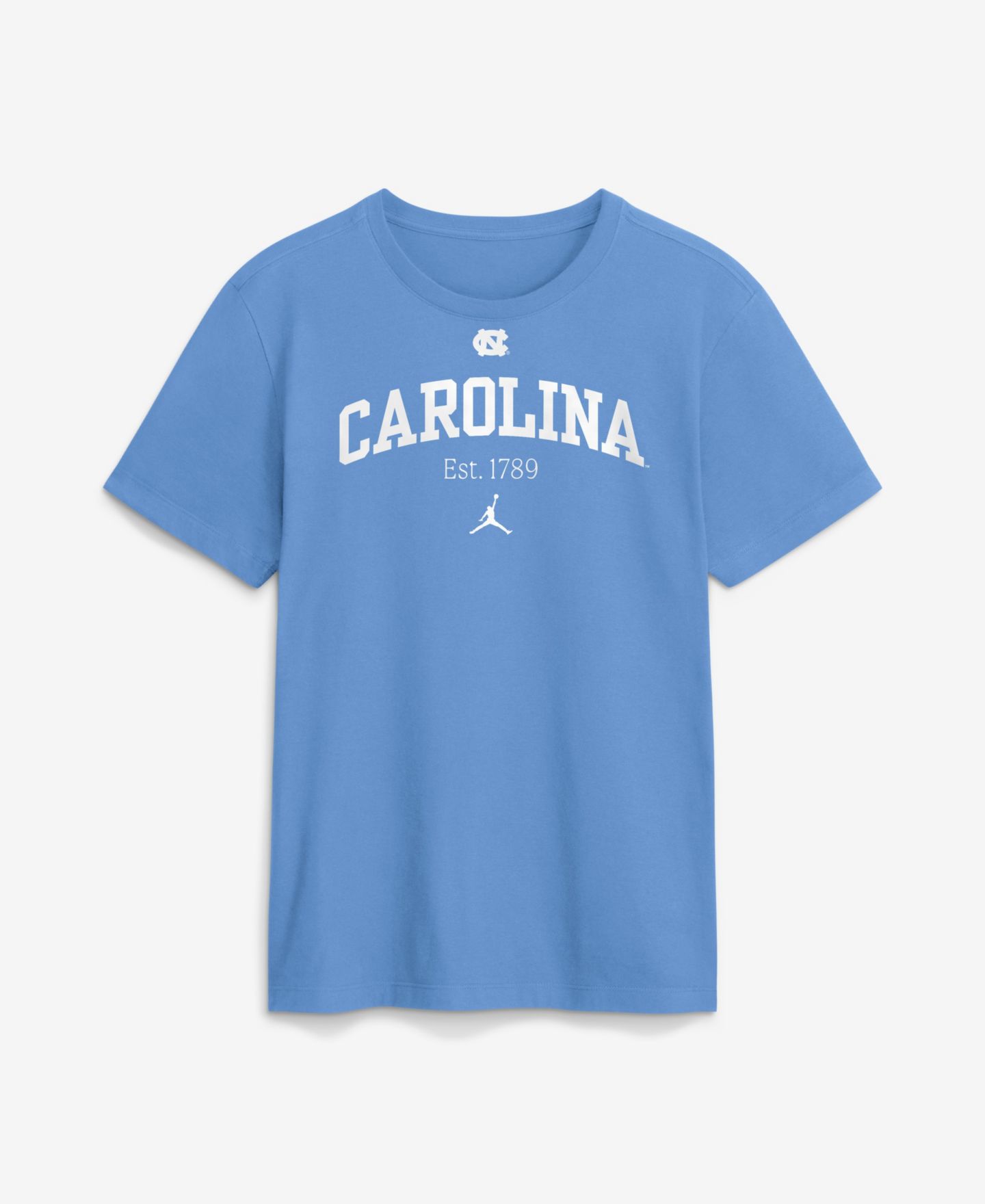 Мужские футболки Jordan Carolina Blue North Carolina Tar Heels Academic Arch — фото 1