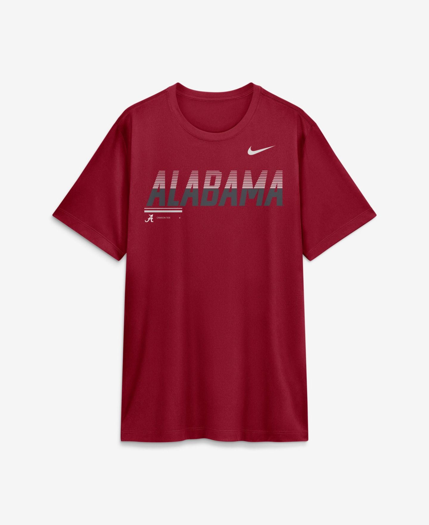 Мужская футболка Nike Crimson Alabama Crimson Tide Sideline Legend Dri-FIT — фото 4