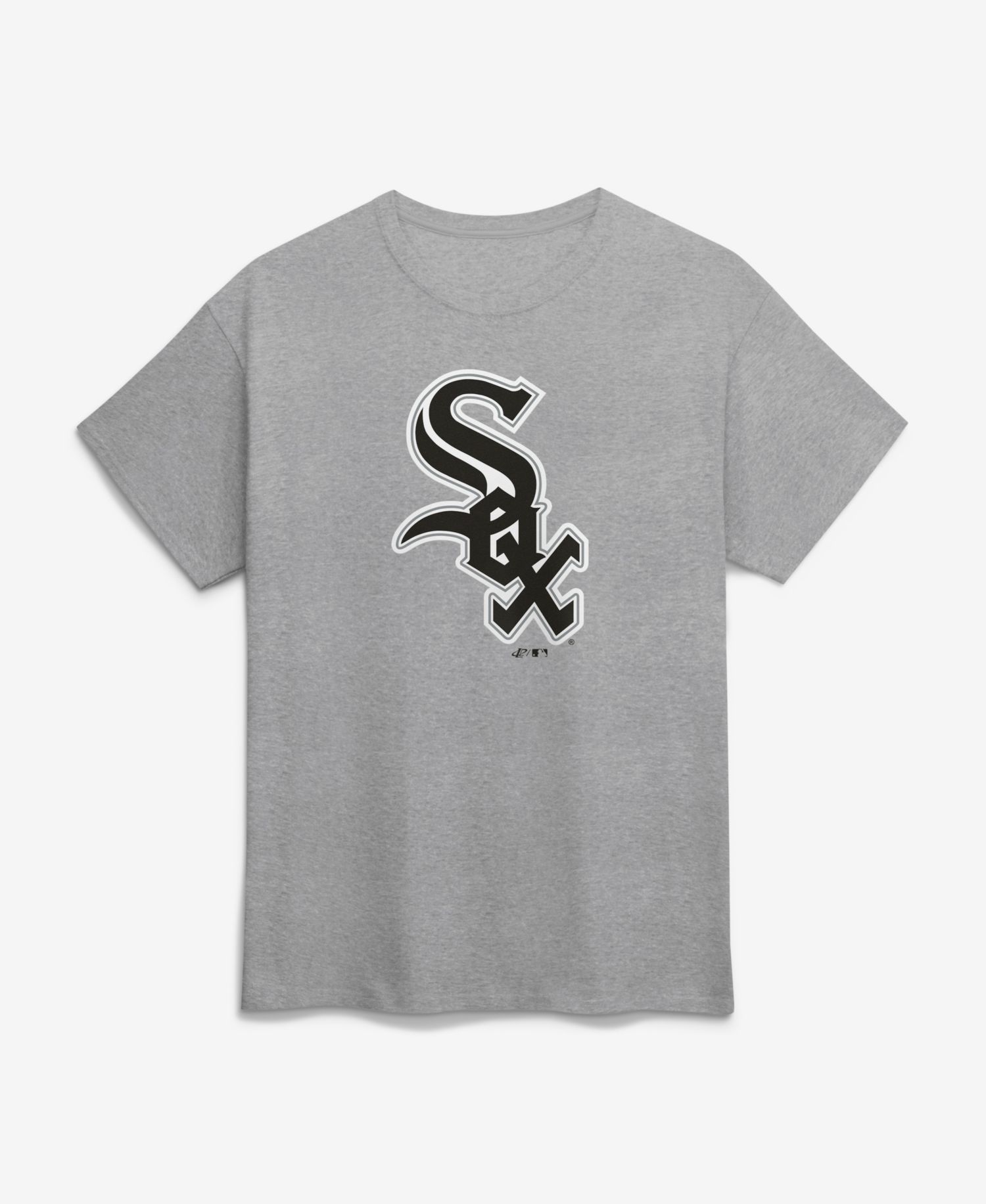 Men's Heather Gray Chicago White Sox Official Logo T-Shirt